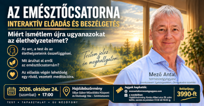 Az Emésztőcsatorna - Interaktív előadás és beszélgetés