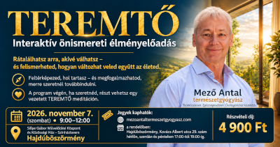 TEREMTŐ - Interaktív önismereti élményelőadás